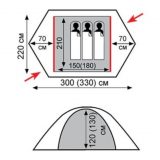 Палатка Tramp ROCK 2 (V2)