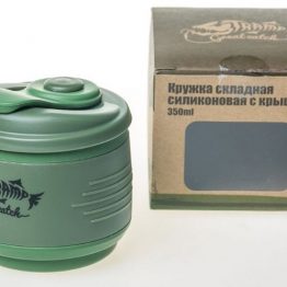 kruzhka-skladnaya-silikonovaya-tramp-s-kryshkoj-350-ml-oliva