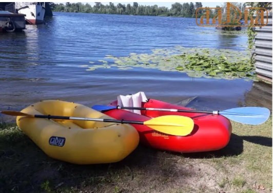 Naduvnoj pakraft Lad'ya LP-245 Kayak Komfort zheltyj